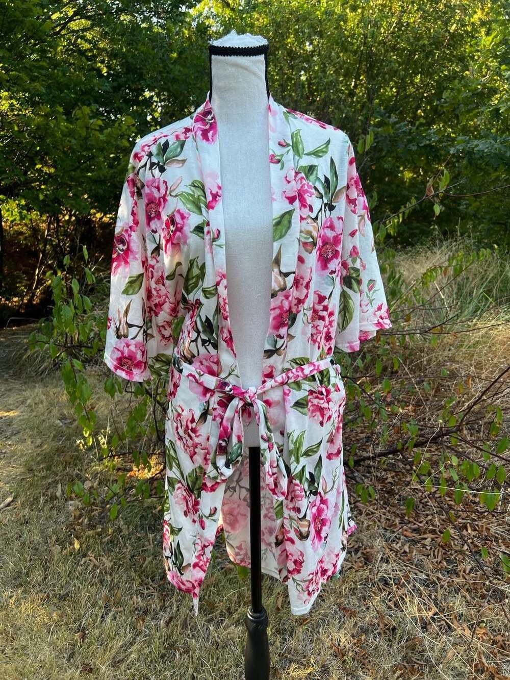 Show Me Your MuMu Floral Brie Robe Garden of Blooms One Size
